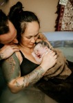 Acorn Birth Center Mother Holding Baby after Water Brith