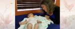 Acorn Birth Center Newborn Lying on Back and Looking up
