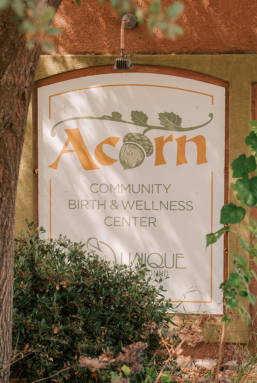 Entrance to Acorn Birthing Center